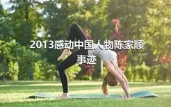 2013感动中国人物陈家顺事迹